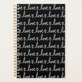 Love Handwritten Valentine's Day Notebook Planner プランナー手帳