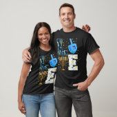 LOVE Hanukkah Decorations Dreidel Menorah 2022 Cha Tシャツ (ユニセックス)