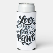 Love Has Four Paws スリム缶クーラー (Seltzer裏面)