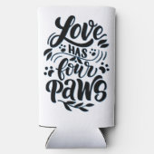 Love Has Four Paws スリム缶クーラー (裏面)