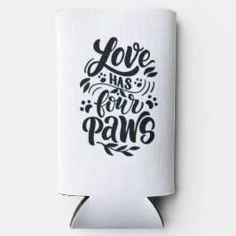 Love Has Four Paws スリム缶クーラー