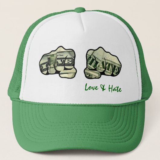 love & hate キャップ (正面)
