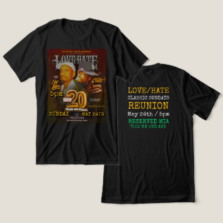 LOVE/HATE CLASSIC SUNDAYS Reunion Tee トライブレンドＴシャツ