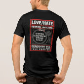 LOVE/HATE CLASSIC SUNDAYS Reunion Tee #2 トライブレンドＴシャツ (裏面)