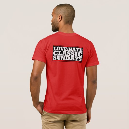 Love/Hate Starting 5 Tee Tシャツ (裏面フル)