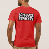 Love/Hate Starting 5 Tee Tシャツ (裏面)