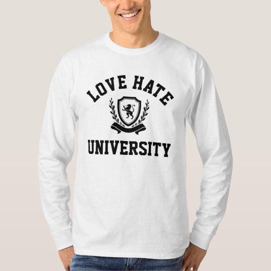 Love/Hate University Raglan T-Shirt Tシャツ (正面)