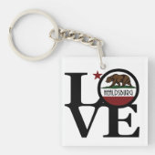 LOVE Healdsburgカリフォルニア キーホルダー (正面)