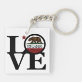 LOVE Healdsburgカリフォルニア キーホルダー (裏面)