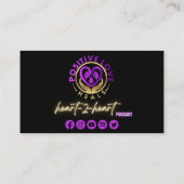 Love Heals前向きビジネスカード標準 名刺 (裏面)