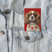 Love Heart cavalier 缶バッジ (インサイチュ)