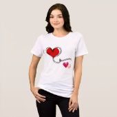 Love Heart Cute  トライブレンドＴシャツ (正面全面)