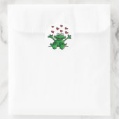 love heart frog ラウンドシール (バッグ)