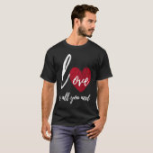 Love Heart is all you need Valentine Family Specia Tシャツ (正面フル)