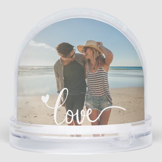 Love Heart Modern Script Photo (裏面)