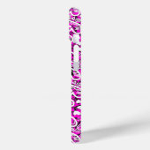 Love Heart Pattern Pink iPhone Case Case-Mate iPhoneケース (裏面 / 左)