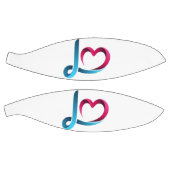 Love Heart Script Basketball - Custom Romantic バスケットボール (パネル)