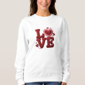 Love Heart Sweatshirt スウェットシャツ (正面)