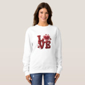 Love Heart Sweatshirt スウェットシャツ (正面フル)