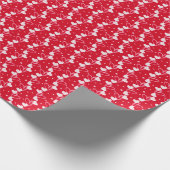 Love Hearts Doddles, Red, Wrapping Paper ラッピングペーパー (角)