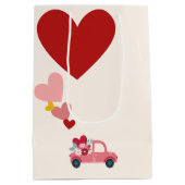 Love & Hearts Gift Bag ミディアムペーパーバッグ (裏面)