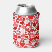 Love Hearts Mosaic Romantic 缶クーラー (缶正面)