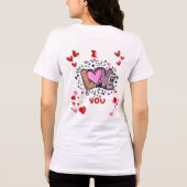 Love Hearts & Petals Tee – Romantic Floral Vibes  トライブレンドＴシャツ (裏面)