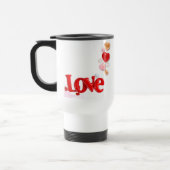 Love & Hearts Travel Mug トラベルマグ (左)