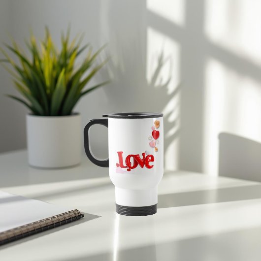 Love & Hearts Travel Mug トラベルマグ
