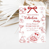 Love & Hearts Valentine’s Celebration Party 招待状