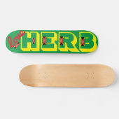 LOVE HERB 7 3/4" スケートボードデッキ (横)