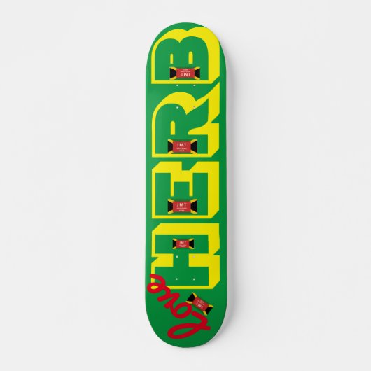 LOVE HERB 7 3/4" スケートボードデッキ (正面)