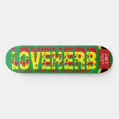 LOVE HERB JMTJ 8 1/4" スケートボードデッキ (横)