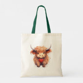 Love. Highland Cow. トートバッグ (裏面)