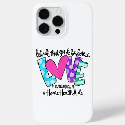 Love Home Health Aiで行うすべてを許可 Case-Mate iPhoneケース (裏面)