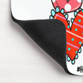 Love Home Health Nurse Life Heart Valentines Day  マウスパッド (コーナー)