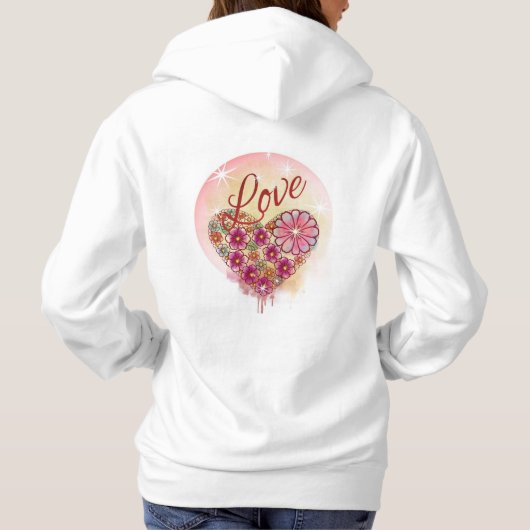 Love Hoodie パーカ (裏面)