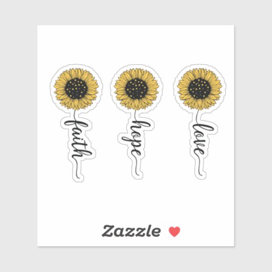 Love. Hope. Faith. シール (シート)