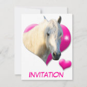 Love Horse Invitation 招待状 (正面)