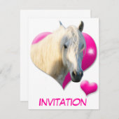 Love Horse Invitation 招待状 (正面/裏面)