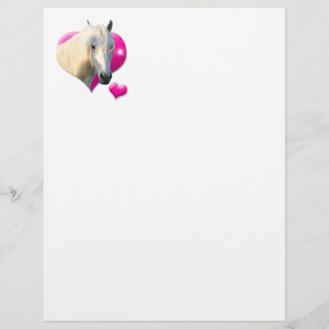 Love Horse Papier à Lettre (正面)