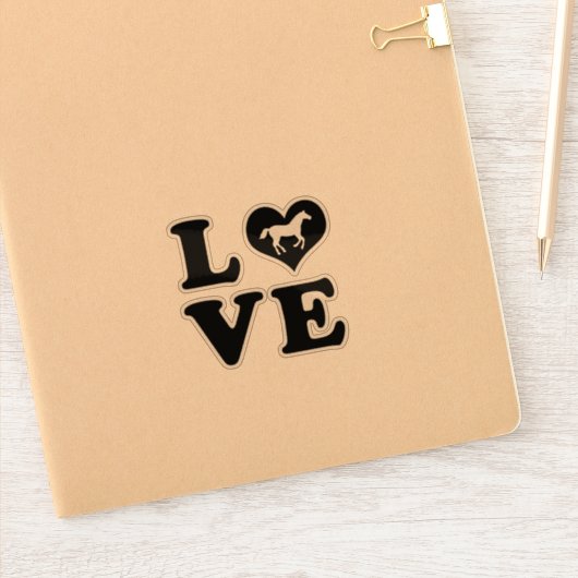 Love Horses シール (ノートブック)