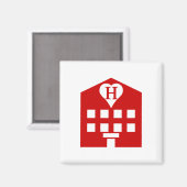 Love Hotel Japanese Emoji マグネット (正面/裏面)