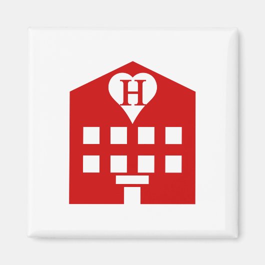 Love Hotel Japanese Emoji マグネット (正面)