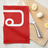 Love / HUK ❤ Thai Isan Langauge Script ❤ キッチンタオル (四つ折り)