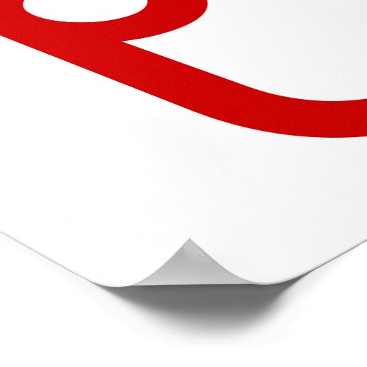 Love / HUK ❤ Thai Isan Langauge Script ❤ ポスター (角)