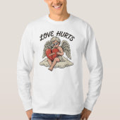Love Hurts Cupid Angel Tシャツ (正面)