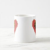 Love Hurts Fun Steampunk Cherub Angel Zombie Doll コーヒーマグカップ (中央)