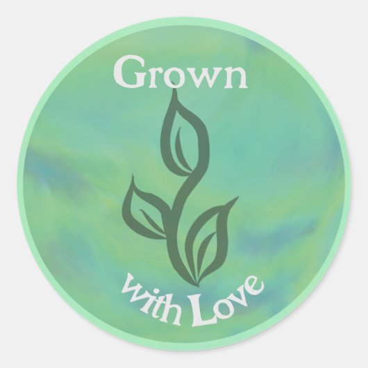 Love Iで成長 ラウンドシール (正面)