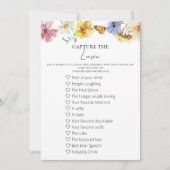 Love I SpyのBohoゲームカー結婚ドをキャプチャ 招待状 (正面)